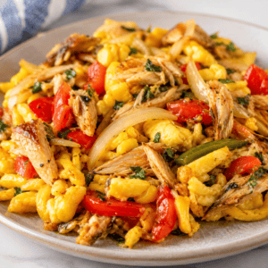 Ackee & Chicken Back